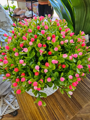 POTTED PLANT PINK FLORAL