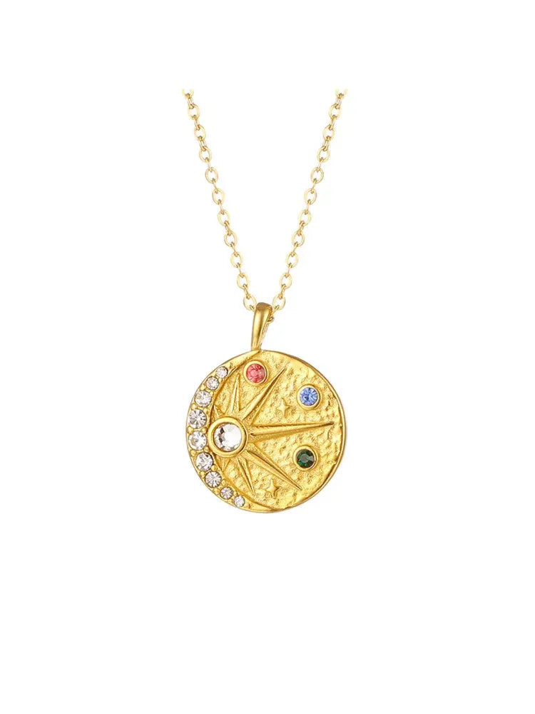 18K GOLD PLATED NECKLACE-STAR