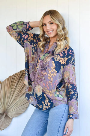 BOUTIQUE SILK FEEL BLOUSE