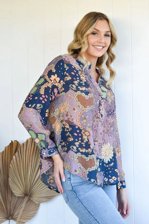 BOUTIQUE SILK FEEL BLOUSE