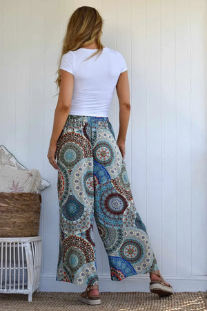 GROVE WIDE LEG RAYON PANTS