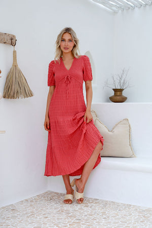 CINNAMON MELON MAXI DRESS