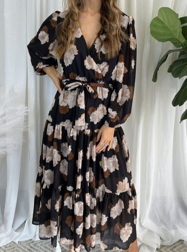 JULIET CHIFFON MIDI DRESS