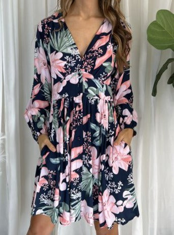 LYDIA FLORAL MINI DRESS