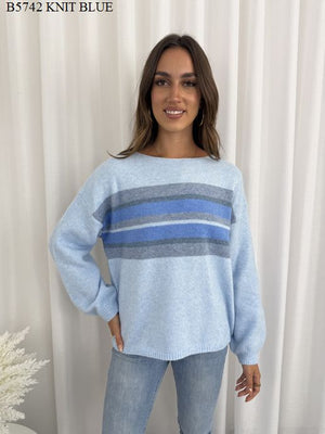 RONNIE STRIPE KNIT JUMPER