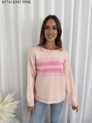 RONNIE STRIPE KNIT JUMPER