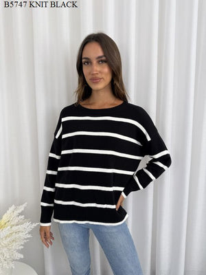 CAROLINE STRIPE KNIT JUMPER