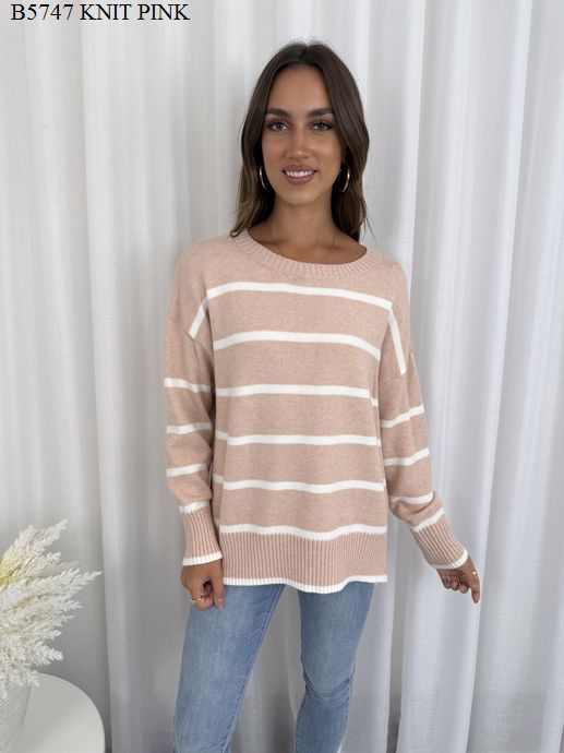 CAROLINE STRIPE KNIT JUMPER