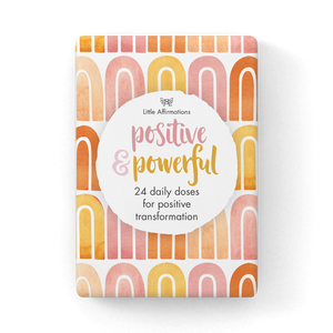 BOXED AFFIRMATIONS CARDS - POSITIVE & POWERFUL