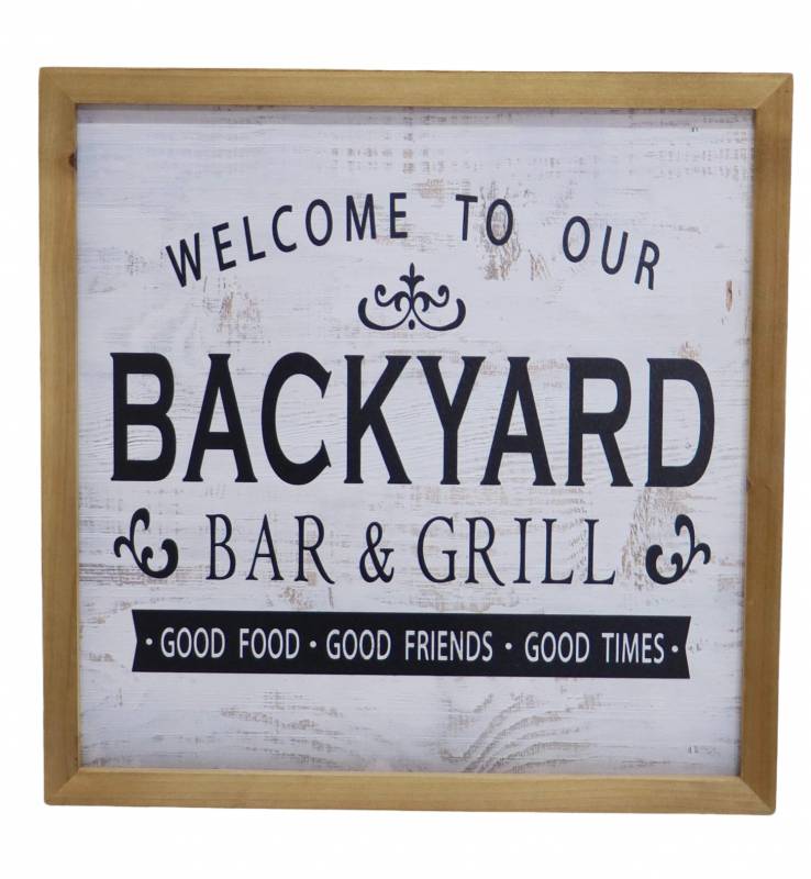 BACKYARD GRILL SIGN