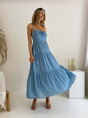 ISABELLA MAXI DRESS BLUE