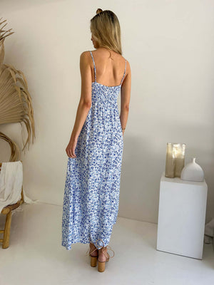 CAMEO WILDFLOWER PRINT MAXI DRESS