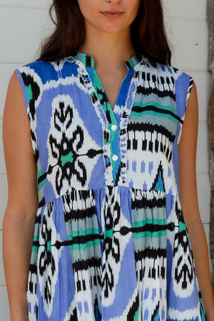 PARKER IKAT GEISHA DRESS