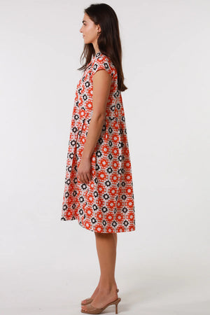 ARLINGTON  COTTON MIDI DRESS