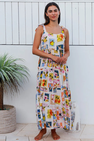 PIPER SLIP TIE UP MAXI DRESS