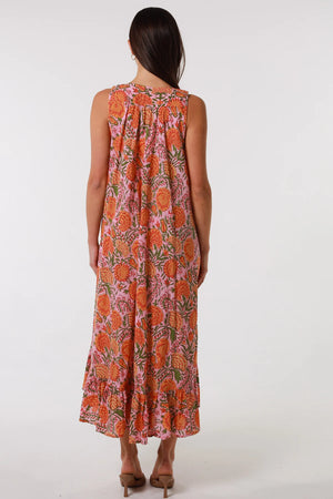 JERICHO COTTON MAXI SLIP DRESS