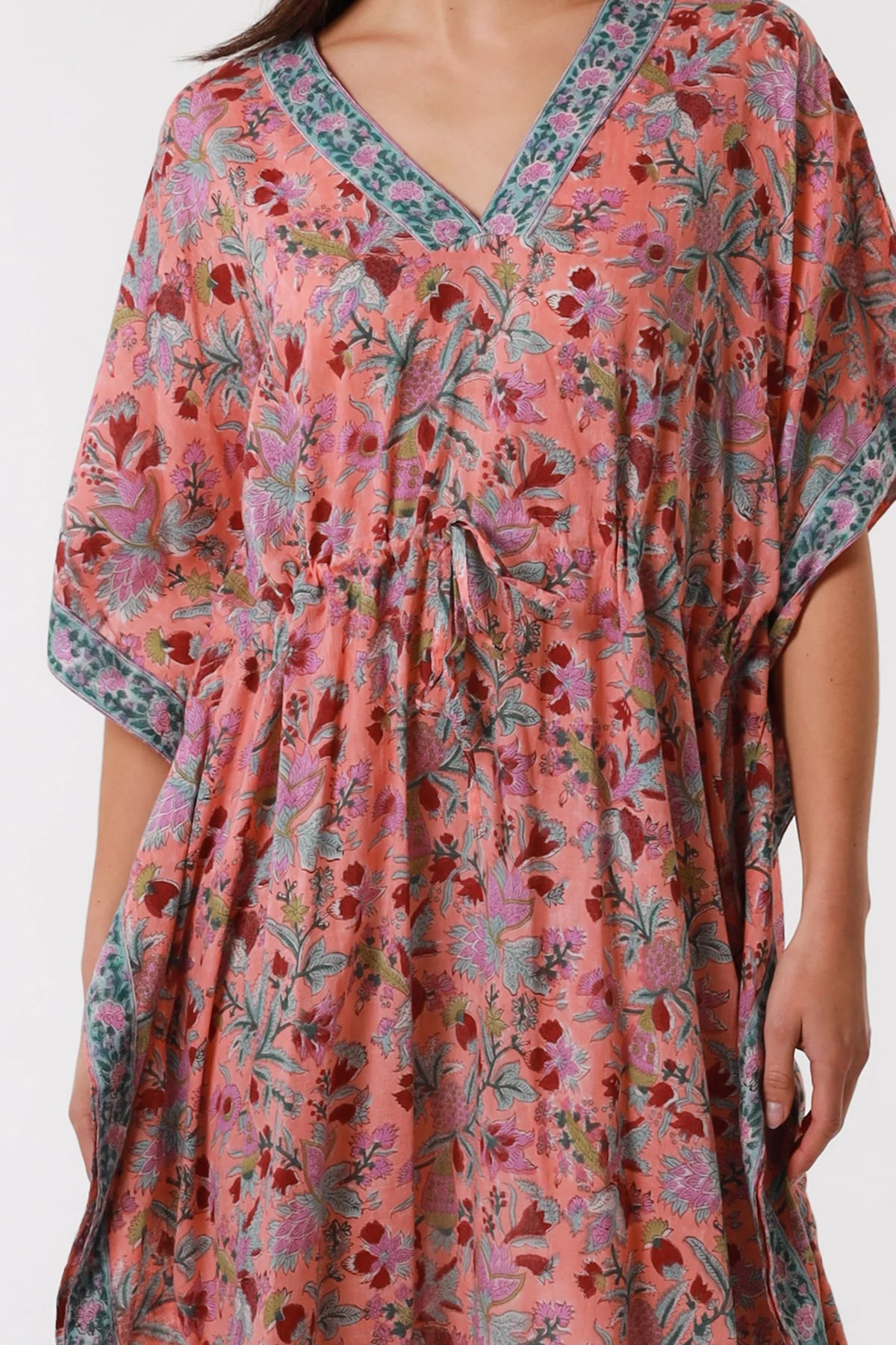 IRENIE COTTON KAFTAN DRESS