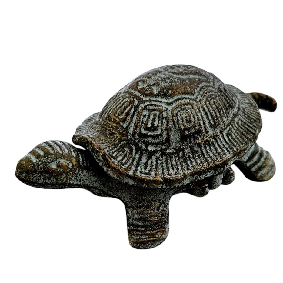 KEY HIDER - ANTIQUE TURTLE GOLD