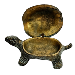 KEY HIDER - ANTIQUE TURTLE GOLD