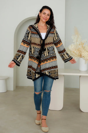 BOHO SWING CARDIGAN MULTI SW1219