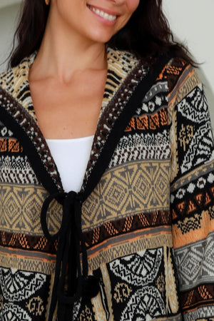 BOHO SWING CARDIGAN MULTI SW1219