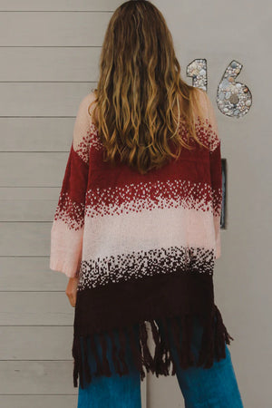 4 COLOUR BOHO CARDIGAN