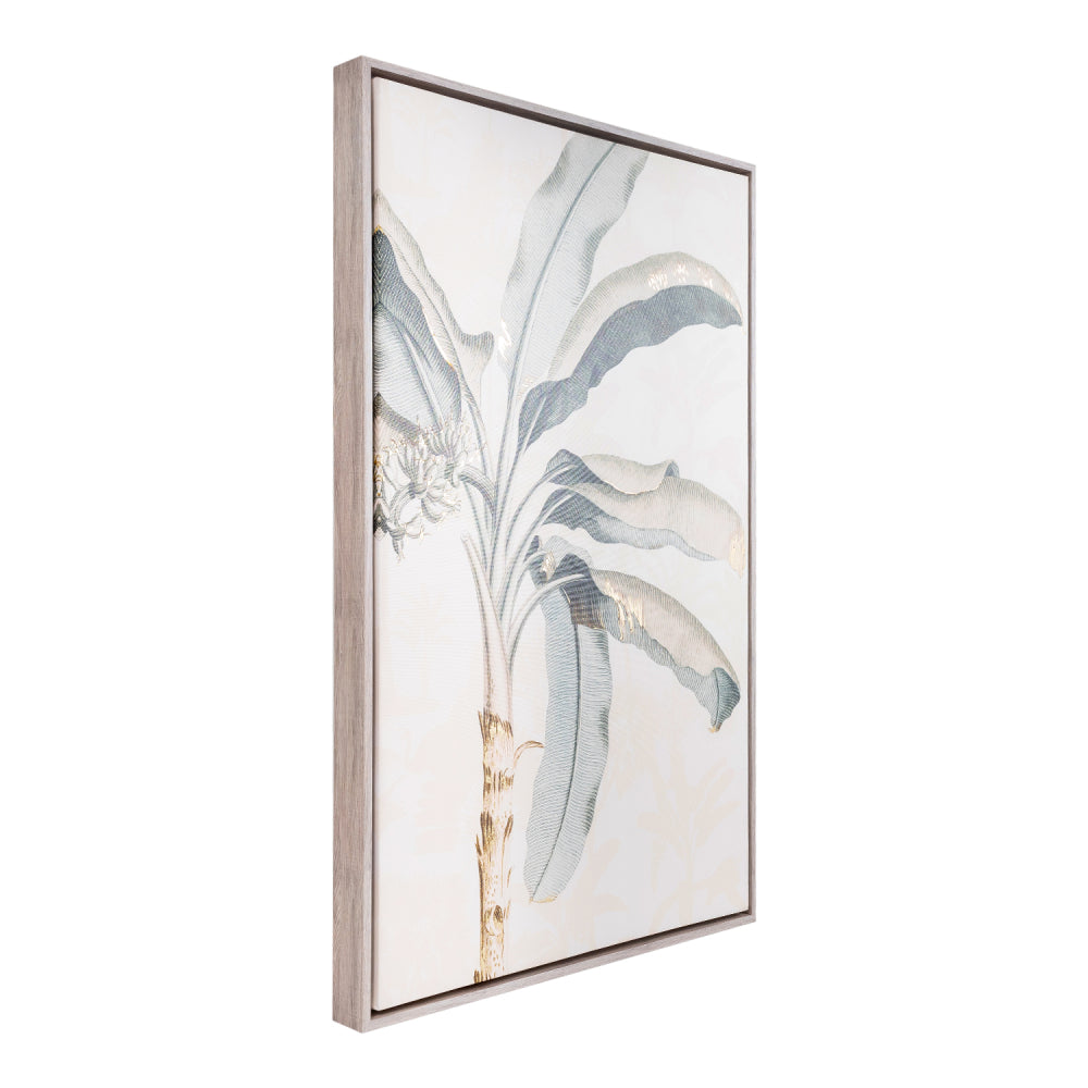 EXOTIC PALM FRAMED CANVAS