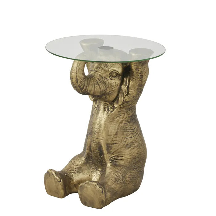 ELEPHANT RESIN SIDE TABLE