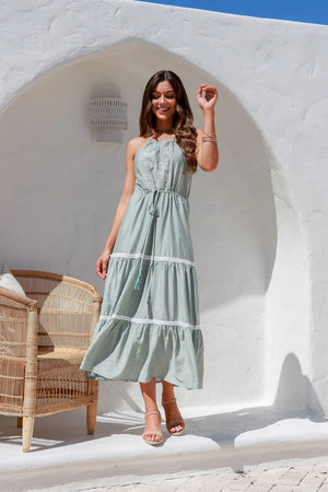 FREE BIRD STRAPPY MAXI DRESS