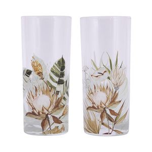 PALM COVE GLASS SET OF 2