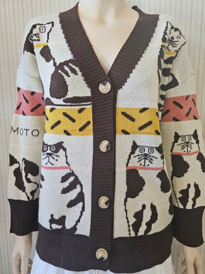 TAYLOR CAT CARDIGAN