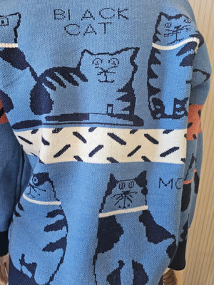 TAYLOR CAT CARDIGAN