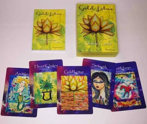 GOLD LOTUS ORACLE CARDS