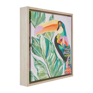 TALULAH TOUCAN FRAMED CANVAS 34X34