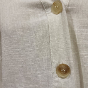 PAMMY  K LINEN BUTTON SHIRT