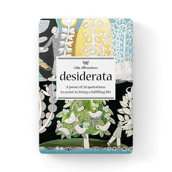 BOXED AFFIRMATION CARDS DESIDERATA