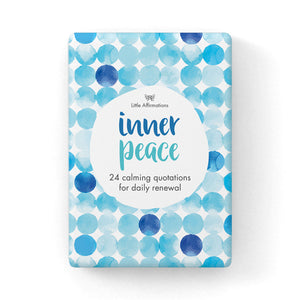 BOXED AFFIRMATION CARDS - INNER PEACE