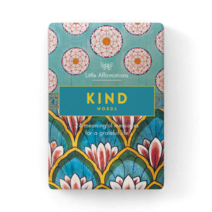 BOXED AFFIRMATION CARDS - KIND WORDS